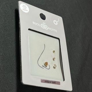 Set Piercing Nariz Acero Quirúrgico BIJOU BRIGITTE