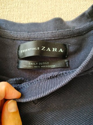 Jersey Zara hombre azul marino