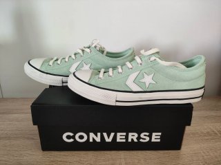 Converse verde agua, sin usar