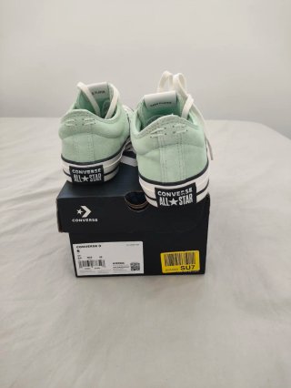 Converse verde agua, sin usar