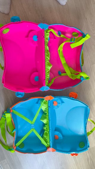 Maleta infantil Trunki azul y rosa