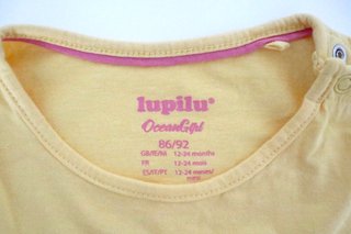 Camiseta manga corta Lupilu T. 12-24 meses