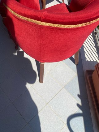 Trittico velluto rosso