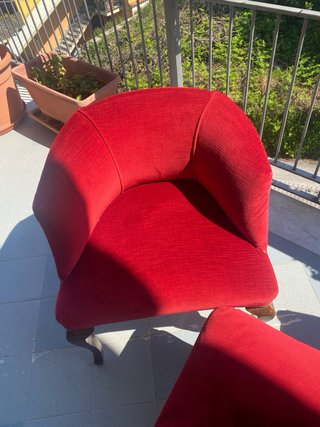 Trittico velluto rosso