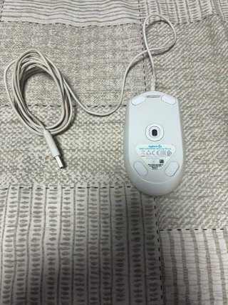 Ratón USB Blanco y Gris ,g203