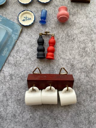 Lote miniaturas casa de muñecas