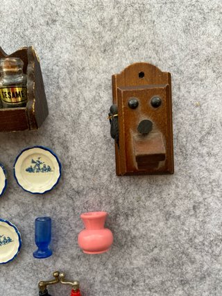 Lote miniaturas casa de muñecas