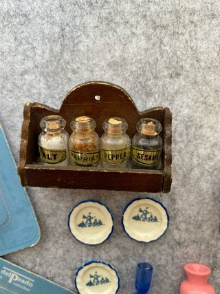 Lote miniaturas casa de muñecas