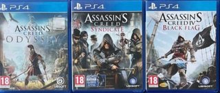 3 Juegos Assassin's Creed PS4