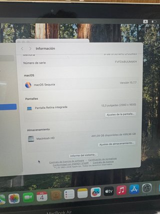 MacBook Air Retina 13 2020 Plata