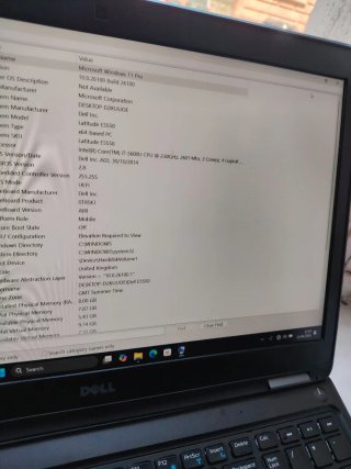 Dell Inspiron E5550 i7 8/500GB win 11