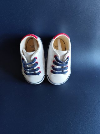 Zapatillas bebé blancas tipo Converse T18/19