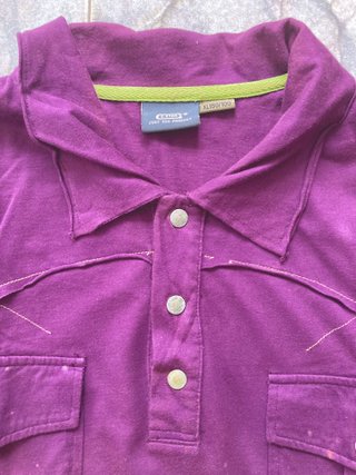 Polo G-Star Talla XL Morado