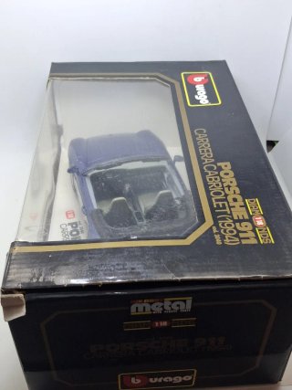 Porsche 911 Carrera Cabriolet 1994 Bburago 1:18