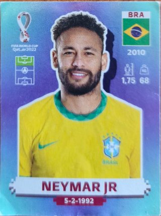 Cromos Benzema y Neymar Mundial 2022