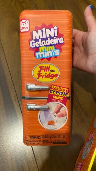 Mini Nevera Naranja