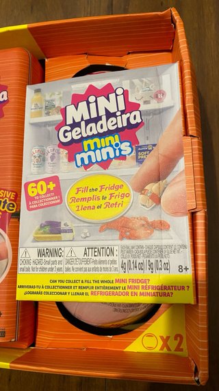 Mini Nevera Naranja