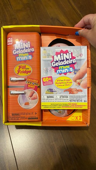 Mini Nevera Naranja