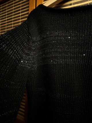 Jersey negro de punto Koröshi - NUEVO con etiqueta