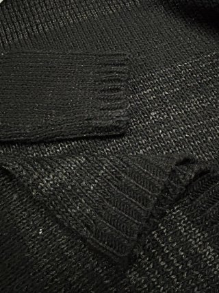 Jersey negro de punto Koröshi - NUEVO con etiqueta