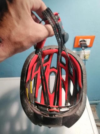 Casco bici corsa con visiera