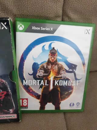 Xbox Series X + Mando Azul + Mortal Kombat 1+ tekk