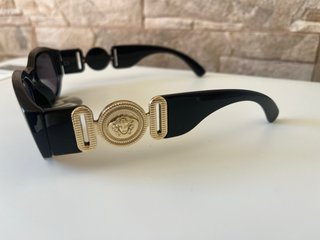 Occhiali da sole Stile Medusa Versace Neri e Oro