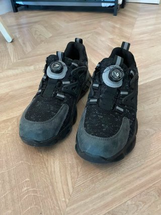 Zapatos de seguridad negros puntera acero