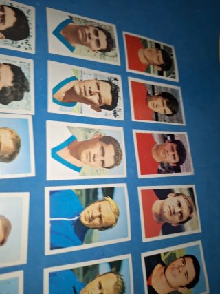 Lote 24 Cromos Fher Disgra fútbol Mundial 1970
