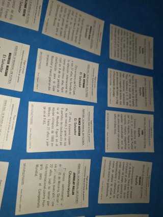 Lote 24 Cromos Fher Disgra fútbol Mundial 1970