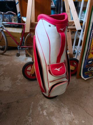 Bolsa de Golf Mizuno Roja y Blanca