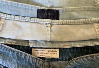 Short Ultra High Rise stradivarius +falda La Comet