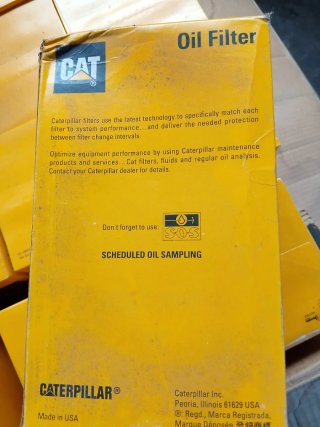 Filtro Combustible Caterpillar y aceite
