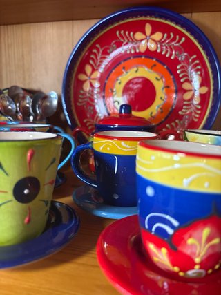 Conjunto Tazas y Cuencos Cerámica HansPaint