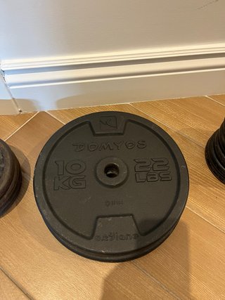2 dischi ghisa Domyos 10 kg