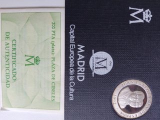 Moneda 200 pts Plata