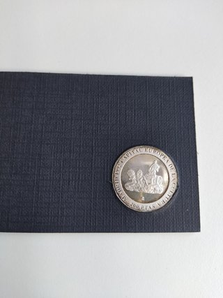 Moneda 200 pts Plata