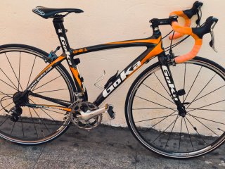 Bicicleta Goka F9 Negra/Naranja