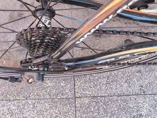 Bicicleta Goka F9 Negra/Naranja