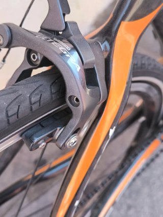 Bicicleta Goka One Negra/Naranja