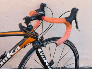 Bicicleta Goka One Negra/Naranja