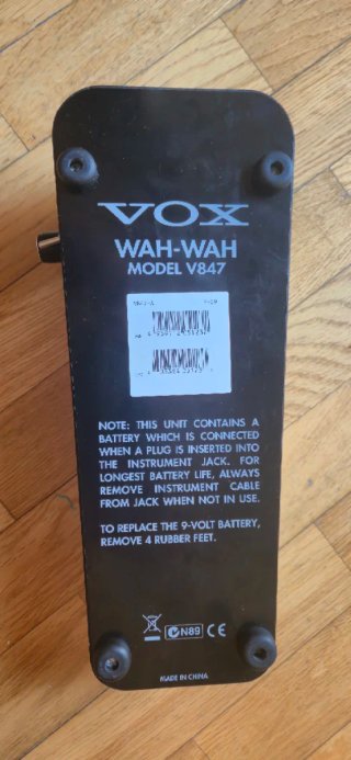 Vox V847 Muy Modificado Wah Pedal