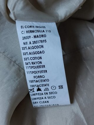 Vestido corto de verano ECI