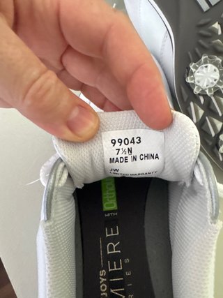 Zapatos de Golf FootJoy Blancos Talla 37.5