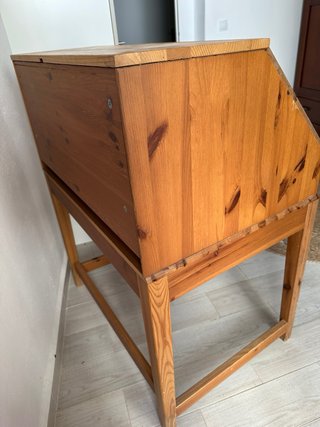 Escritorio antiguo/retro de madera