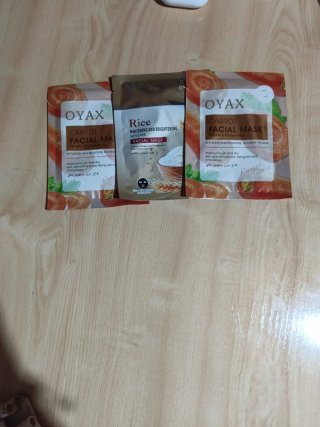 3 Mascarillas Faciales OYAX Carrot