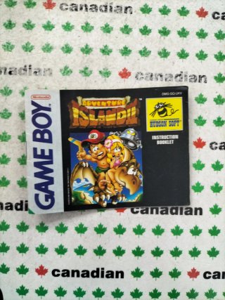 Adventure Island Game Boy Cartucho y Manual