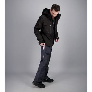 Pantalón WÜRTH MODYF Negro/Rojo