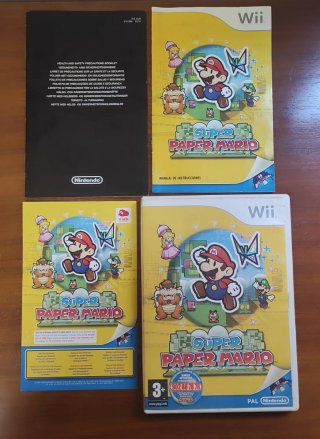 Super Paper Mario Wii PAL España Completo