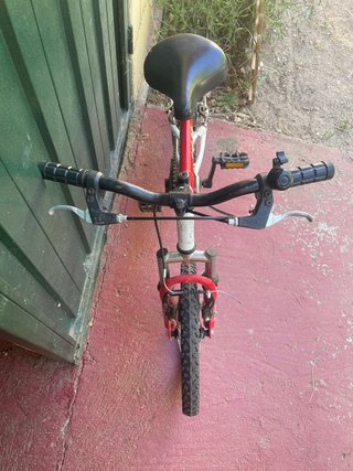 Bicicleta Montaña Niño Roja